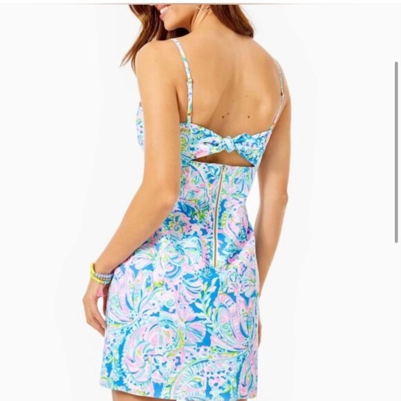 Lilly Pulitzer Shelli Stretch Dress sz 8 - Picture 2 of 5